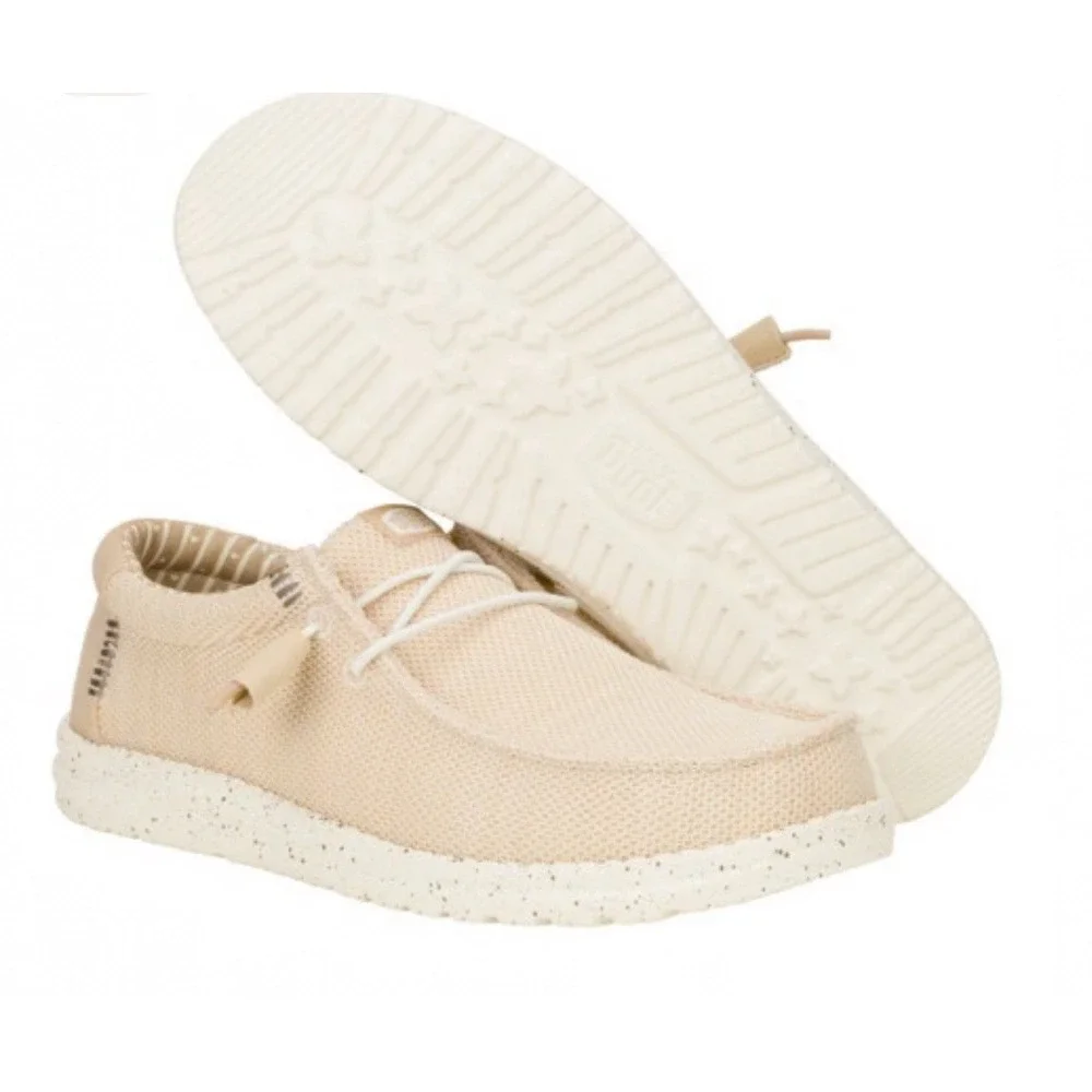 Hey Dude Wally Stretch Sox Irish cream Men's Sz 11 slip on 41898-OLZ $60 NWT